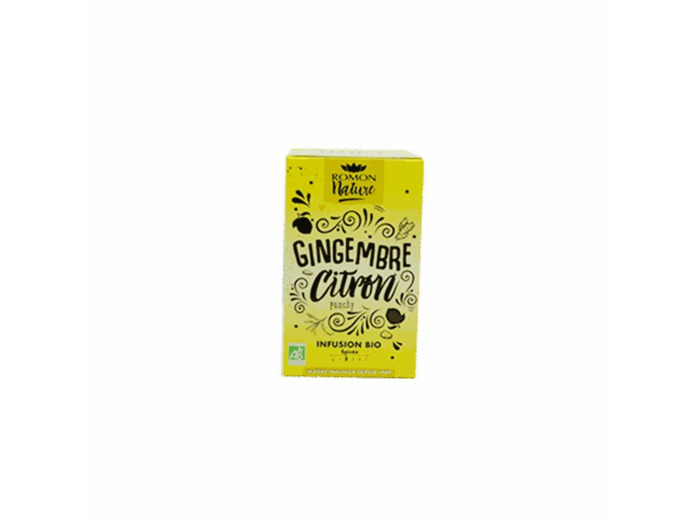 TISANE PUNCHY GINGEMBRE 16X1,8G Romon Nature
