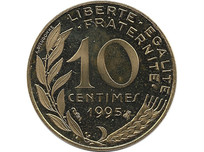 FRANCE 10 CENTIMES LAGRIFFOUL 1995 BE