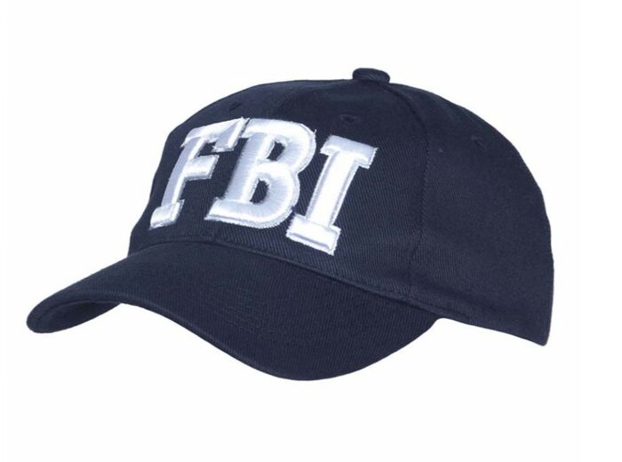 Casquette Baseball brodée FBI