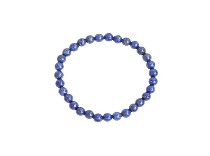 Bracelet en lapis lazuli 6 mm