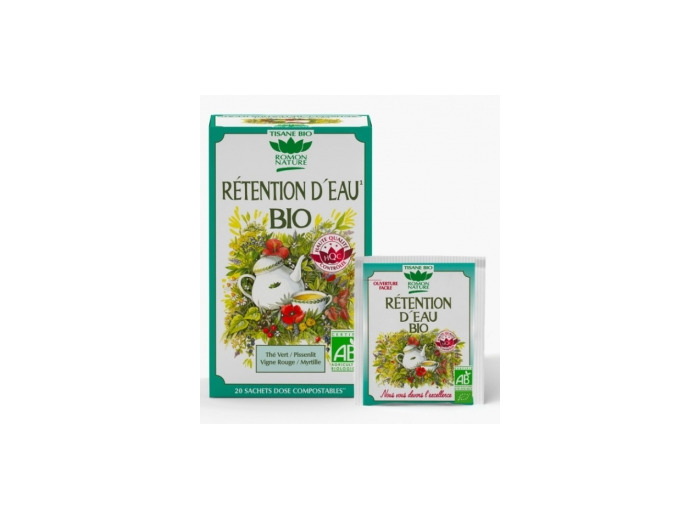 Tisane Rétention d'eau bio 20 sachets