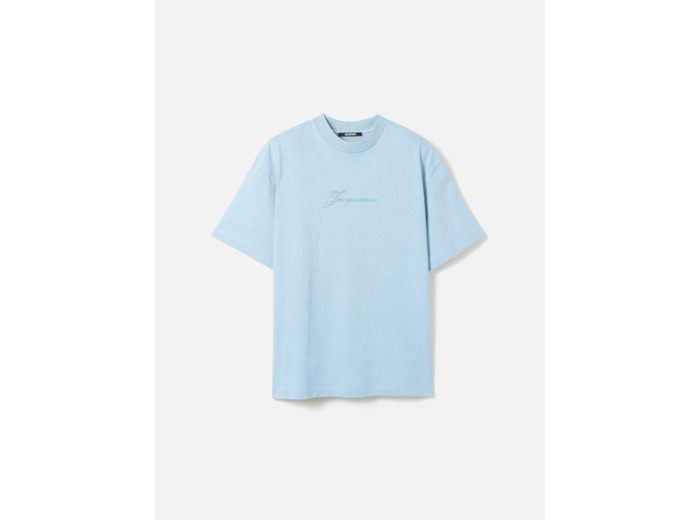 Jacquemus T-shirt Pigmento Bleu