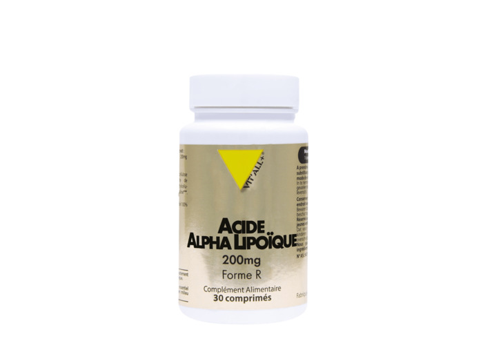 Acide Alpha-Lipoïque-200mg-30 comprimés-Vit'all+