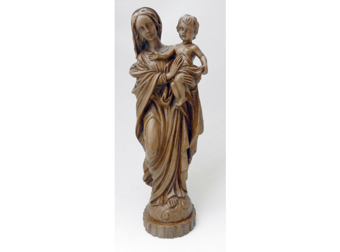 Vierge enfant résine 30cm TON BOIS