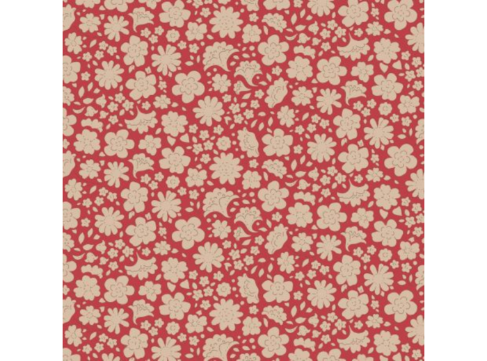 TISSU TILDA CREATING MEMORY CARLA RED