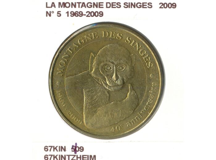 67 KINTZHIEM LA MONTAGNE DES SINGES N5 1969 2009 SUP-