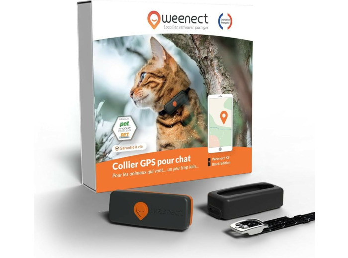 Collier GPS pour chat - Weenect XS