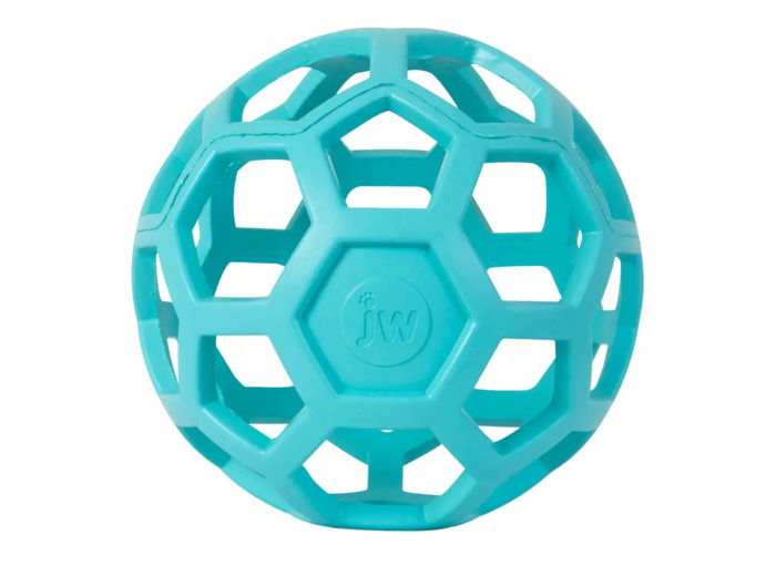 Balle pour chien JW Hol-ee Roller Turquoise - Solution de Stimulation Mentale
