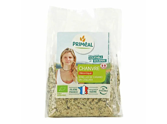 Chanvre décortiqué Bio de France-200g-Priméal