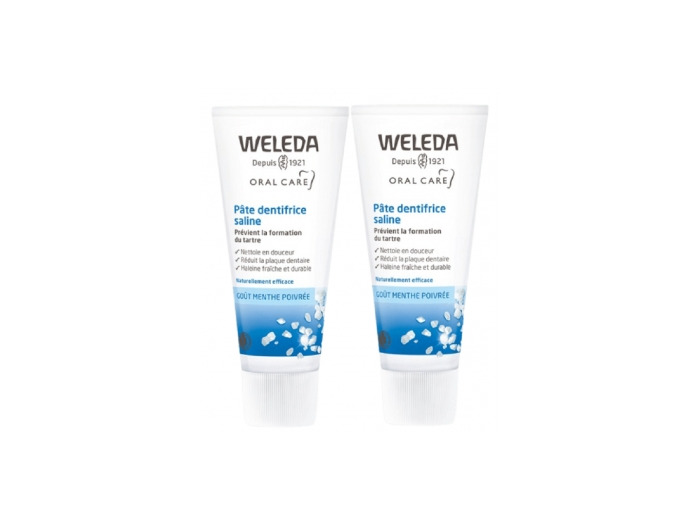 Duo Pâte dentifrice saline anti tartre 75ml x2 soit 150ml