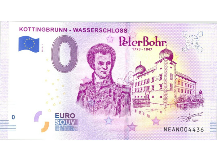 AUTRICHE 2019 -1 KOTTINGBRUUN WASSERSCHLOSS BILLET SOUVENIR 0 EURO