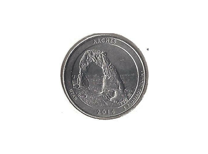 AMERIQUE (U.S.A) 1/4 DOLLAR 2014 D ARCHES SUP-