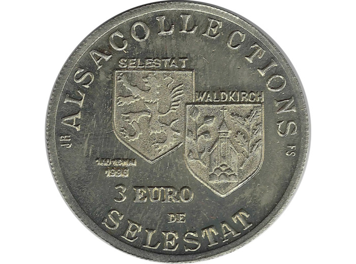 EURO TEMPORAIRE 3 EURO DE SELESTAT 1996 UNC