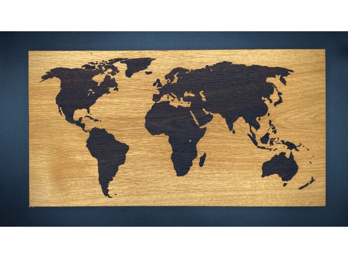 Tableau Carte du monde (continents)