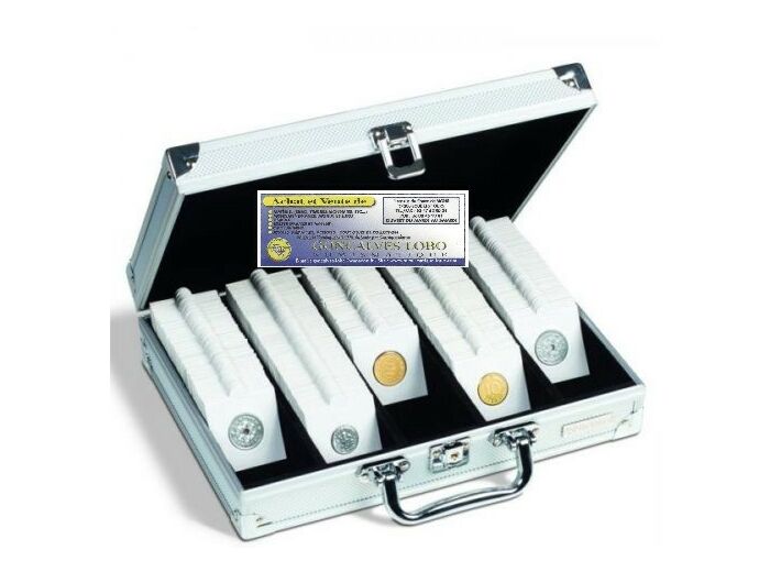 Coffret Numismatique pour 650 Etuis de Monnaie avec 5 rangees 347829
