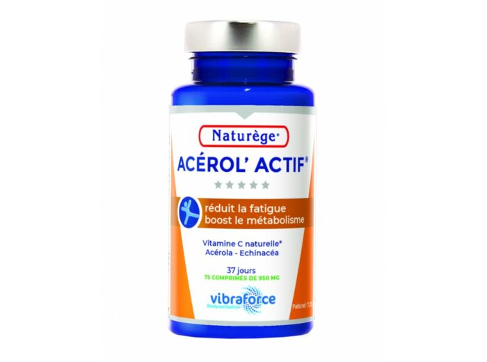 Acérol'Actif 950mg-75 comprimés-Naturège