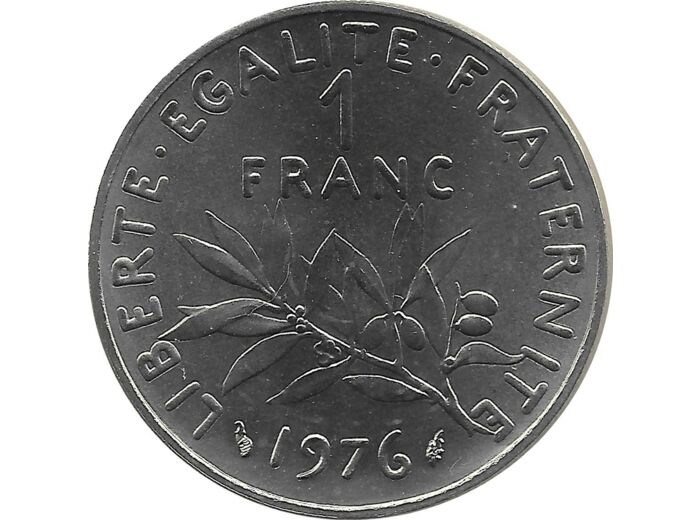 FRANCE 1 FRANC ROTY 1976 FDC