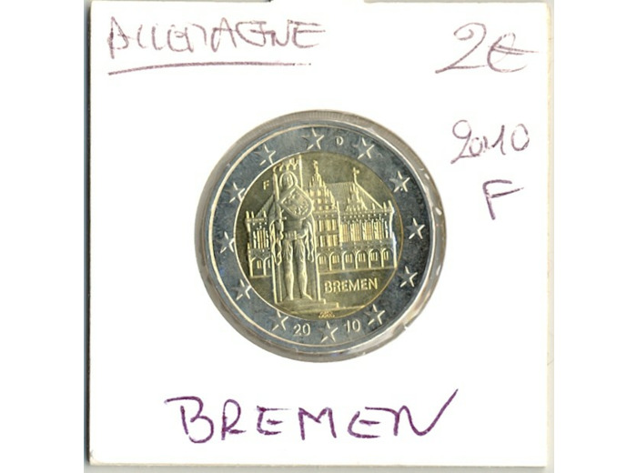 Allemagne 2010 F 2 EURO COMMEMORATIVE BREMEN SUP