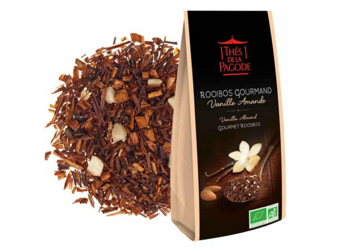 Rooibos gourmand Vanille Amande Bio-100g-Thés de la Pagode