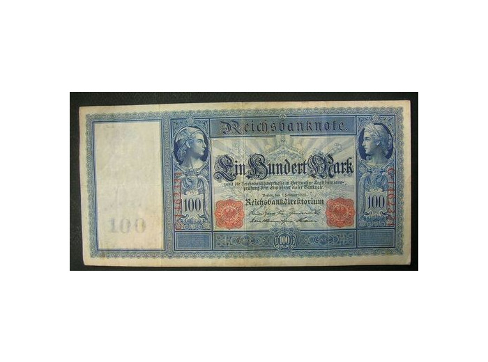 Allemagne 100 MARK 07/02/1908 TB+