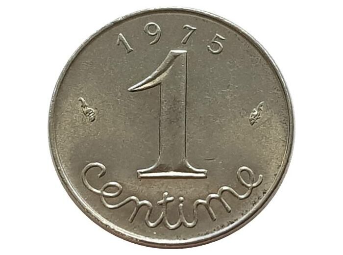 FRANCE 1 CENTIME EPI 1975 SUP (G91)