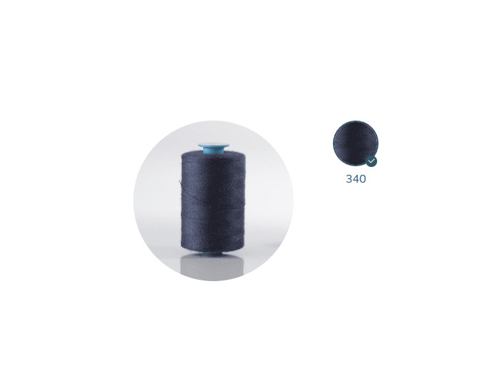 ZX 35 - 340 MOUSSAILLON FIL À COUDRE 100% POLYESTER TRÈS RÉSISTANT bobine 500m