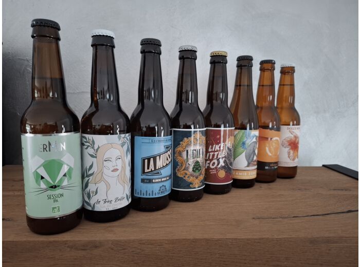 Le pack de 8 bières sélectionnées par nos experts + 2 OFFERTES