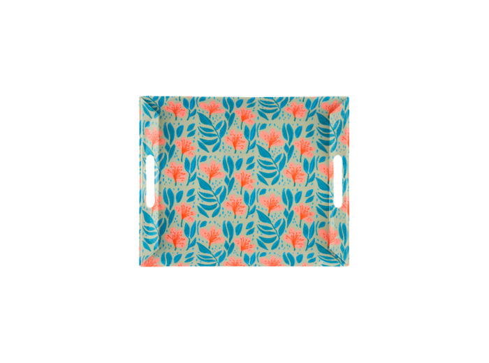 PLATEAU FLEURS DE CERISIER 41 X 34 CM
