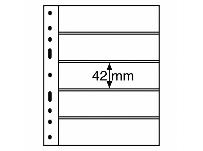 FEUILLES OPTIMA AVEC 5 BANDES TRANSPARENTES 307543