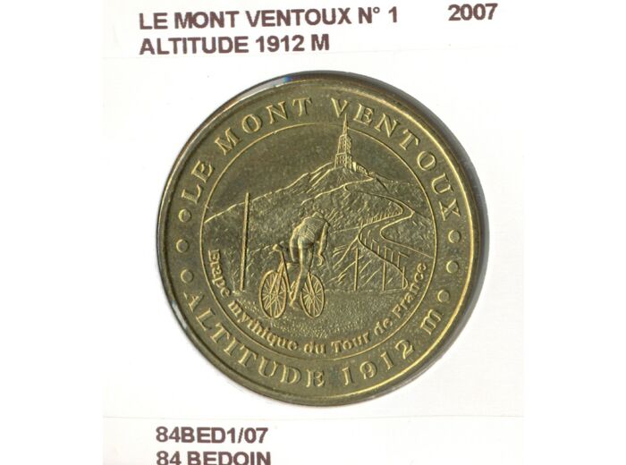 84 BEDOIN LE MONT VENTOUX N1 ALTITUDE 1912M 2007 SUP-