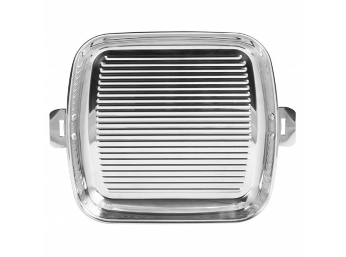 GRILL INOX CARRE CASTELINE AMOVIBLE