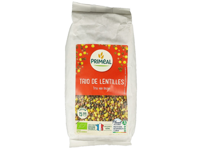 Trio de Lentilles 500g Bio