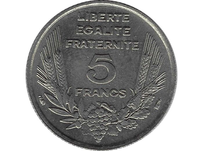 FRANCE 5 FRANCS BAZOR 1933 L.BAZOR serre SUP
