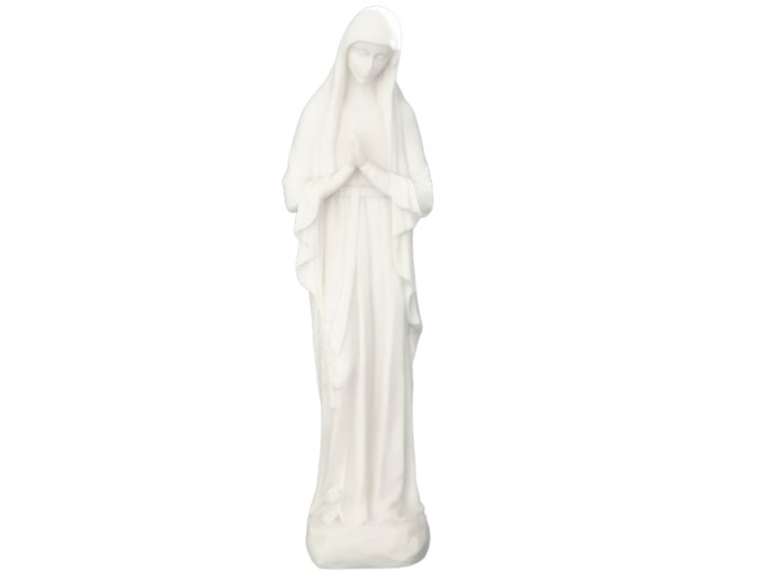 ND de Banneux - Statue en Albaster 40cm -Blanche