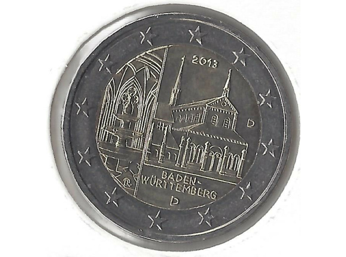 Allemagne 2013 D 2 EURO COMMEMORATIVE BADEN