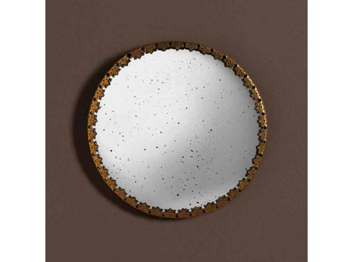 Miroir antique convexe 21x21x1cm