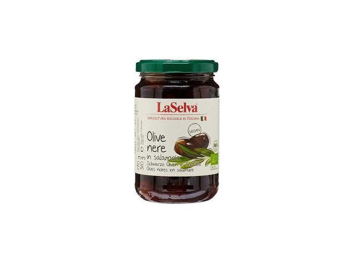 Olives noires Bio en saumure-310g-La Selva
