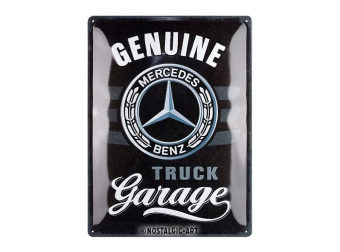 Plaque métal Mercedes-Benz - Truck Garage - 40x30cm