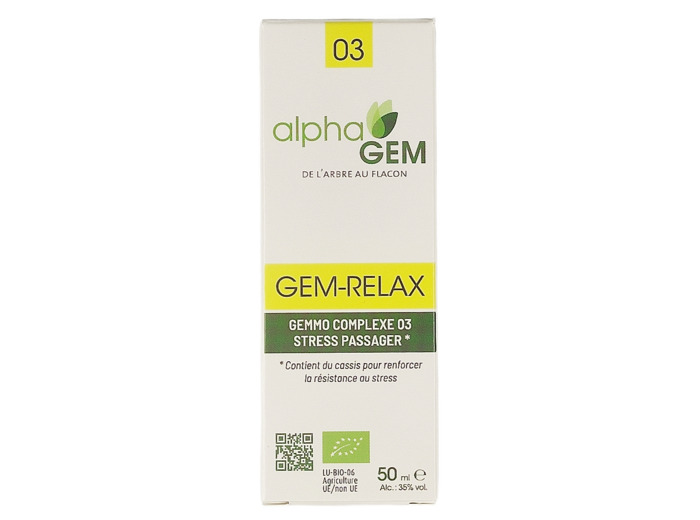 Complexe 03 de Gemmotherapie Bio Gem-Relax 50 ml