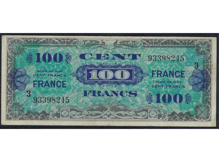 FRANCE 100 FRANCS FRANCE TYPE 1945 SERIE 3 TTB 245 (VF25/03)
