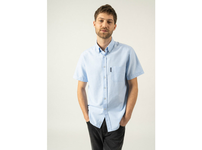 Chemise manches courtes Ambroise en coton