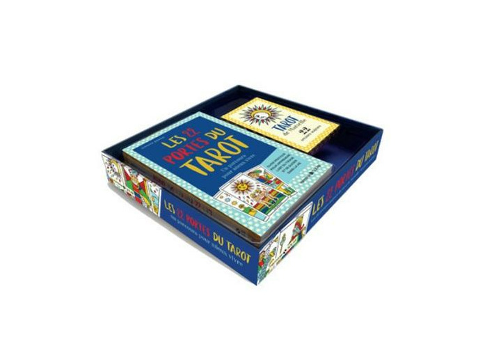 Coffret les 22 portes du tarot - Contient 1 livre et un tarot de Marseille