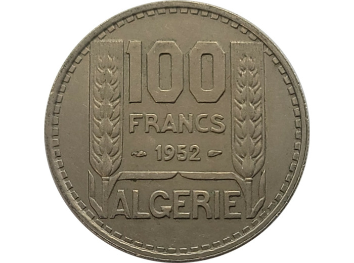 ALGERIE 100 FRANCS TURIN 1952 TTB (Lec56)