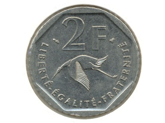 FRANCE 2 FRANCS GUYNEMER 1997 TTB+