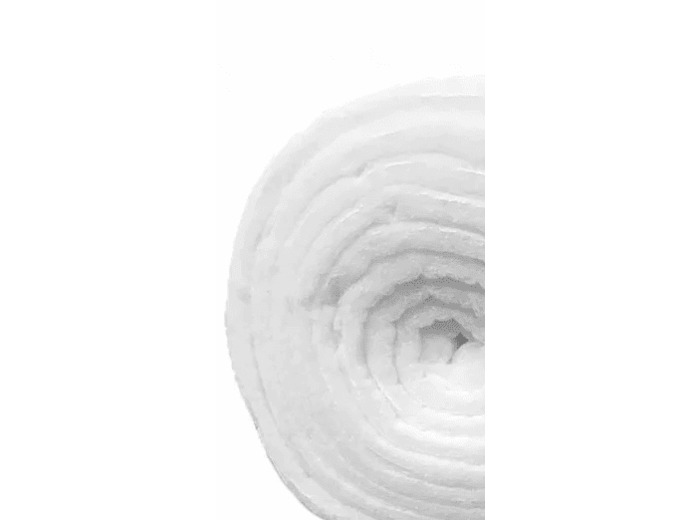 Ouate coton de rembourrage blanche 600gr/m², largeur 120cm, au mètre OCOTML
