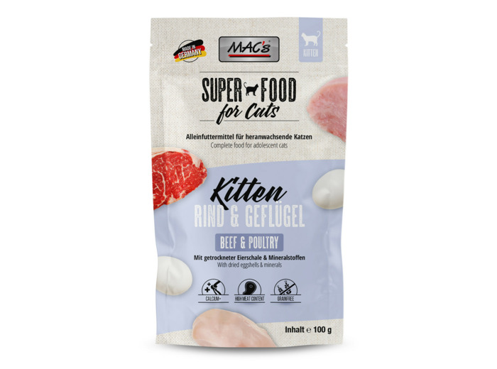 MAC'S Chaton, Boeuf & volaille - 100g