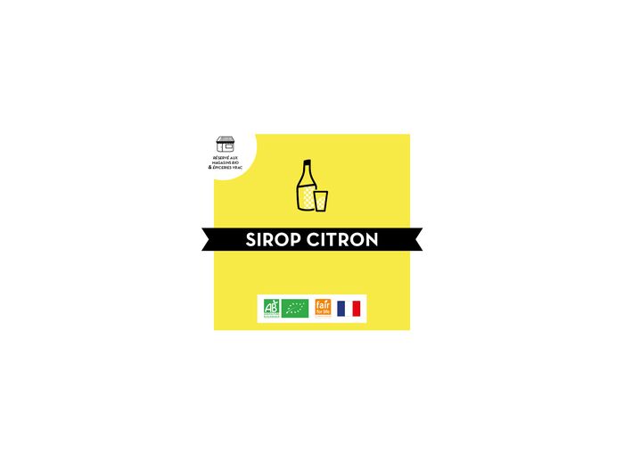 Sirop de Citron - Jean Bouteille - Bio