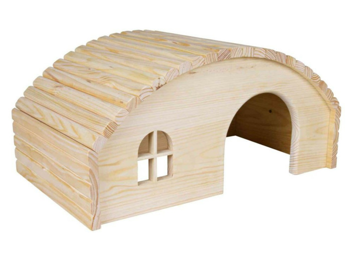 Maison en bois pour rongeurs - 42x20x25cm