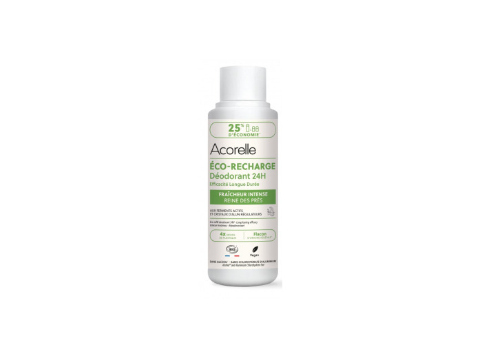 Eco recharge du déodorant soin efficacité longue durée reine des prés 100ml