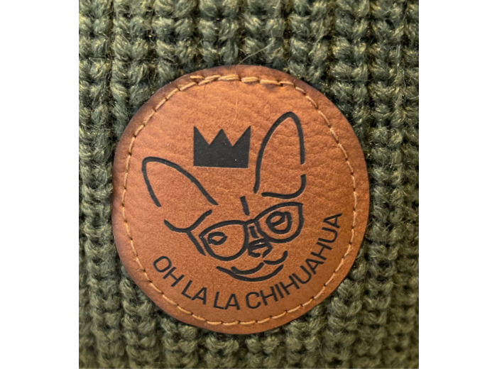 Bonnet brodé Oh la la Chihuahua /Jean-Marc Généreux